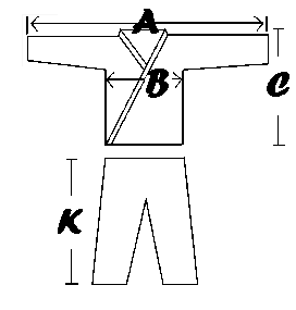 Martial Arts Uniform Size Chart
